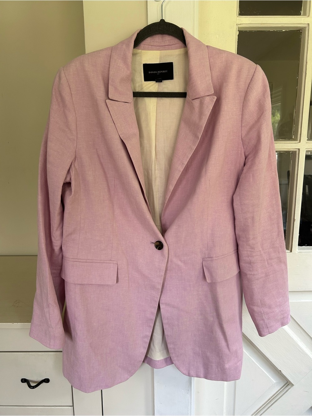 Banana Republic Linen Blazer